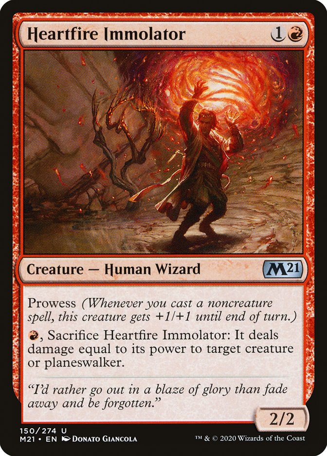 Heartfire Immolator [Core Set 2021] | The Gaming Verse