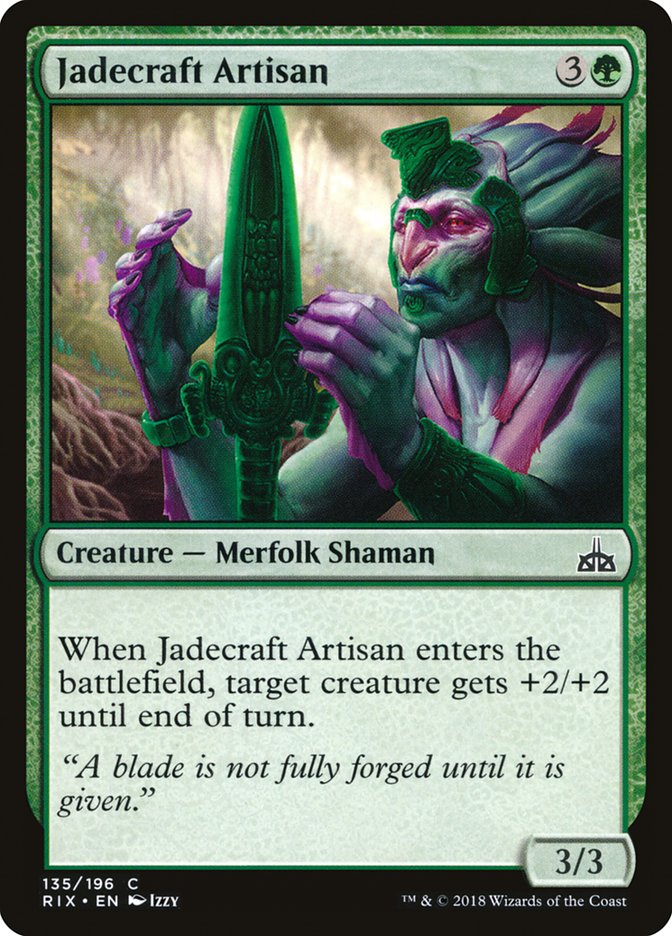 Jadecraft Artisan [Rivals of Ixalan] | The Gaming Verse