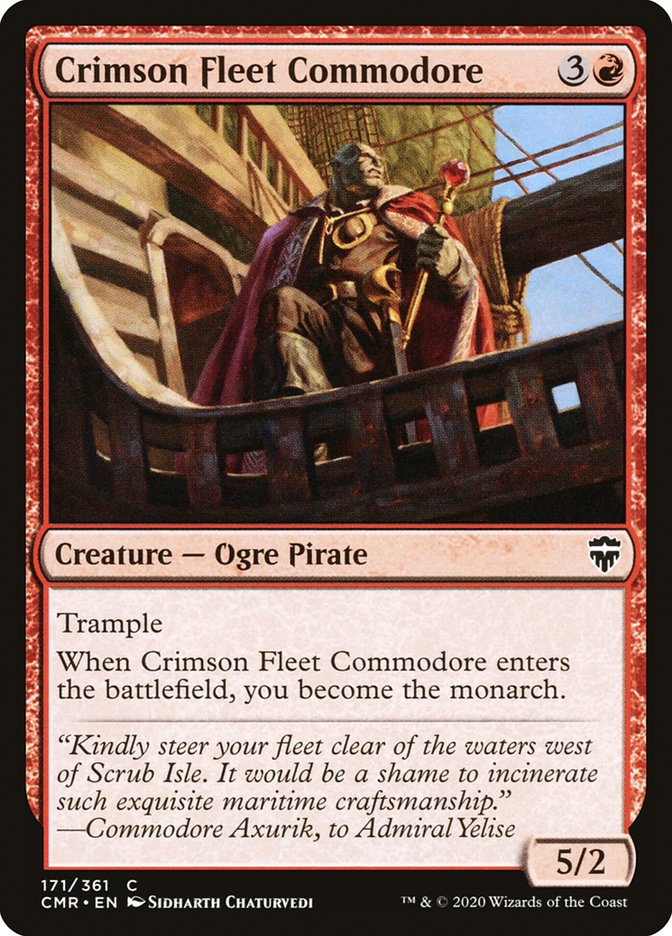 Crimson Fleet Commodore [Commander Legends] | The Gaming Verse