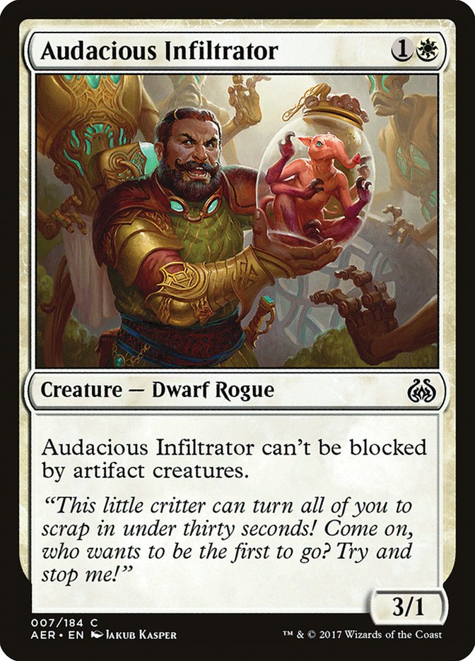 Audacious Infiltrator [Aether Revolt] | The Gaming Verse