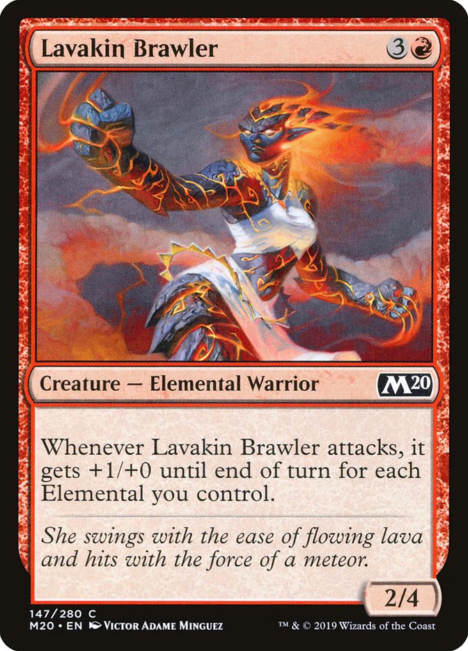 Lavakin Brawler [Core Set 2020] | The Gaming Verse