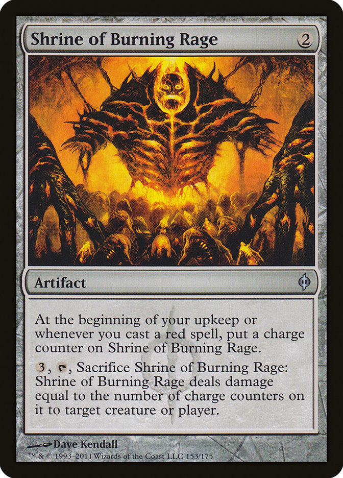 Shrine of Burning Rage [New Phyrexia] | The Gaming Verse