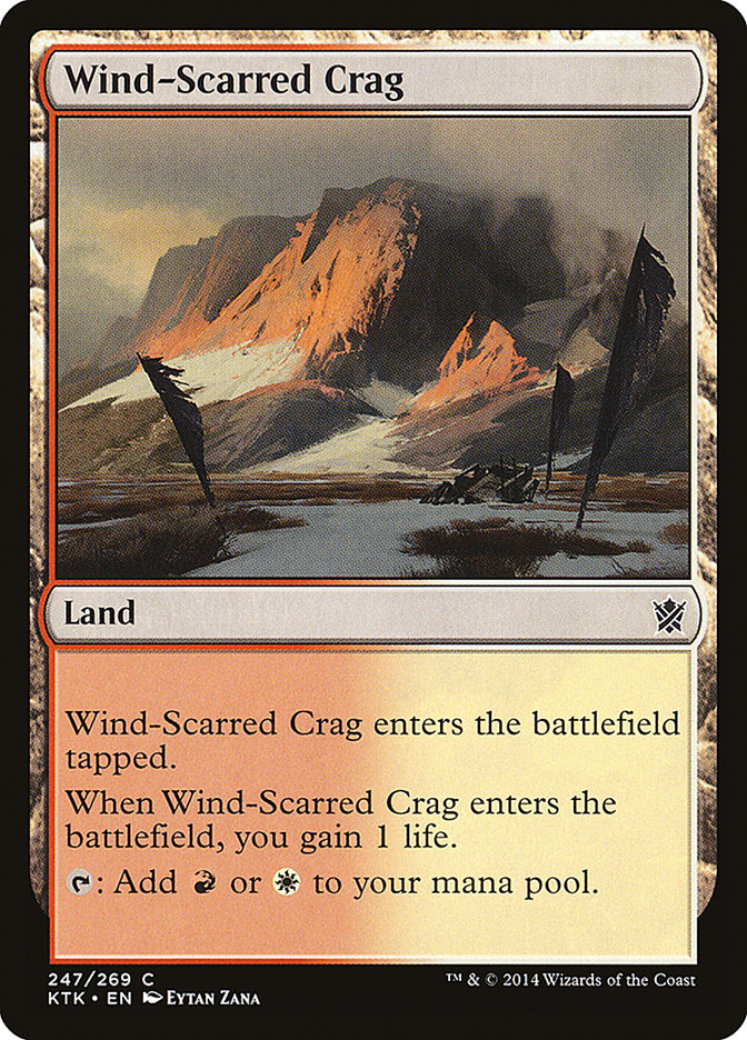 Wind-Scarred Crag [Khans of Tarkir] | The Gaming Verse