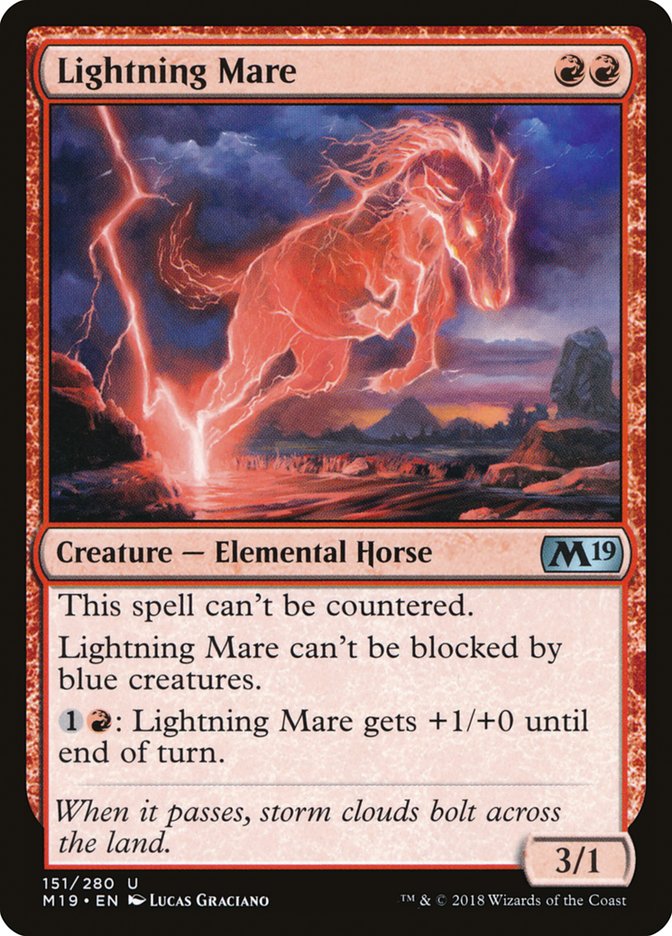 Lightning Mare [Core Set 2019] | The Gaming Verse