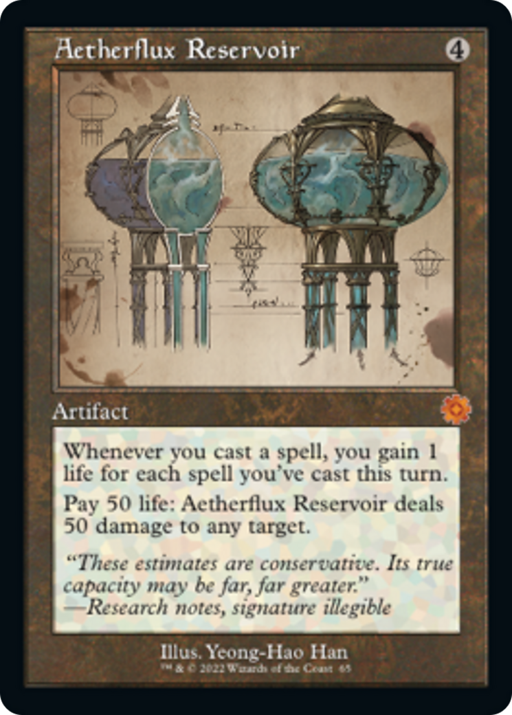 Aetherflux Reservoir (Retro Schematic) [The Brothers' War Retro Artifacts] | The Gaming Verse