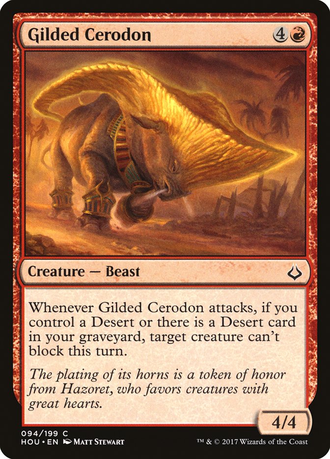 Gilded Cerodon [Hour of Devastation] | The Gaming Verse