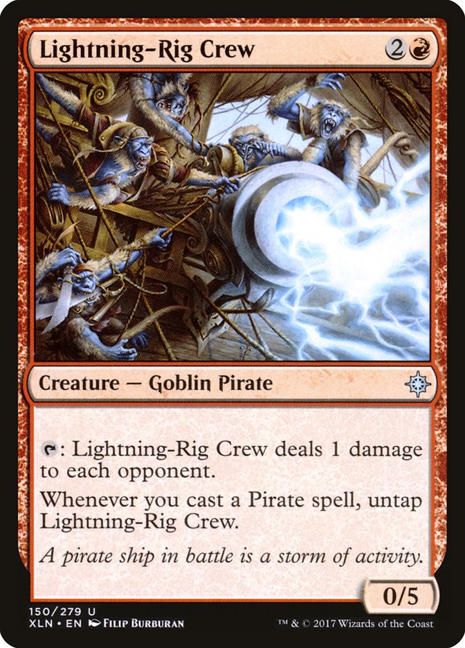 Lightning-Rig Crew [Ixalan] | The Gaming Verse