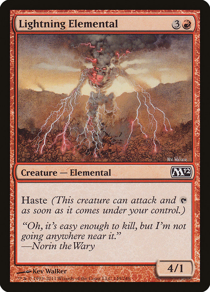 Lightning Elemental [Magic 2012] | The Gaming Verse