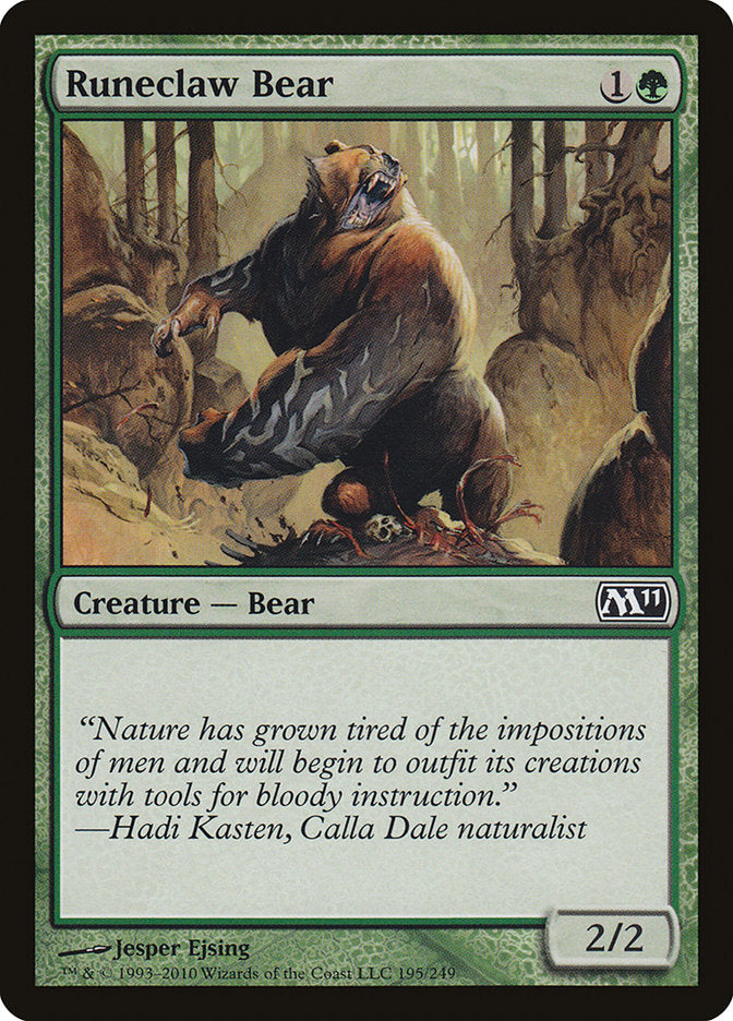 Runeclaw Bear [Magic 2011] | The Gaming Verse