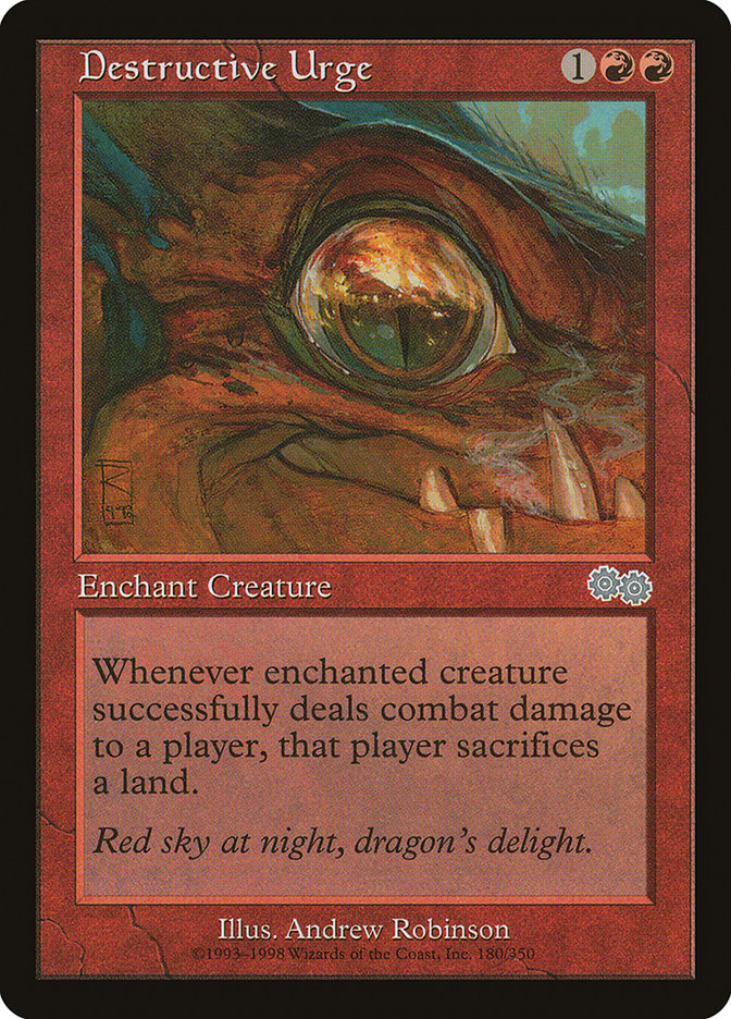 Destructive Urge [Urza's Saga] | The Gaming Verse