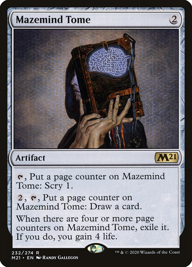 Mazemind Tome [Core Set 2021] | The Gaming Verse