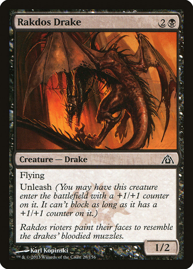 Rakdos Drake [Dragon's Maze] | The Gaming Verse