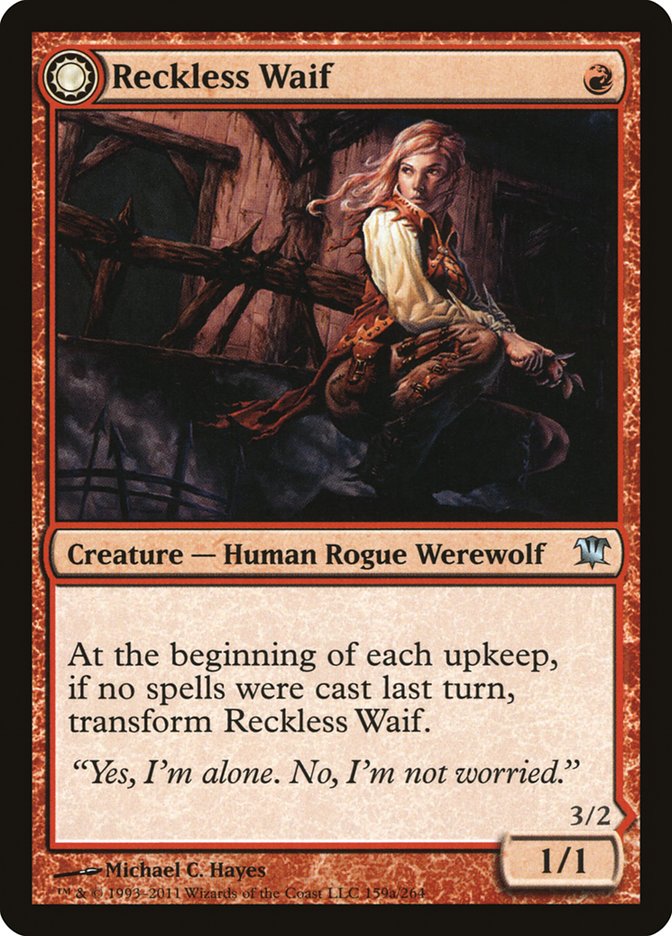 Reckless Waif // Merciless Predator [Innistrad] | The Gaming Verse