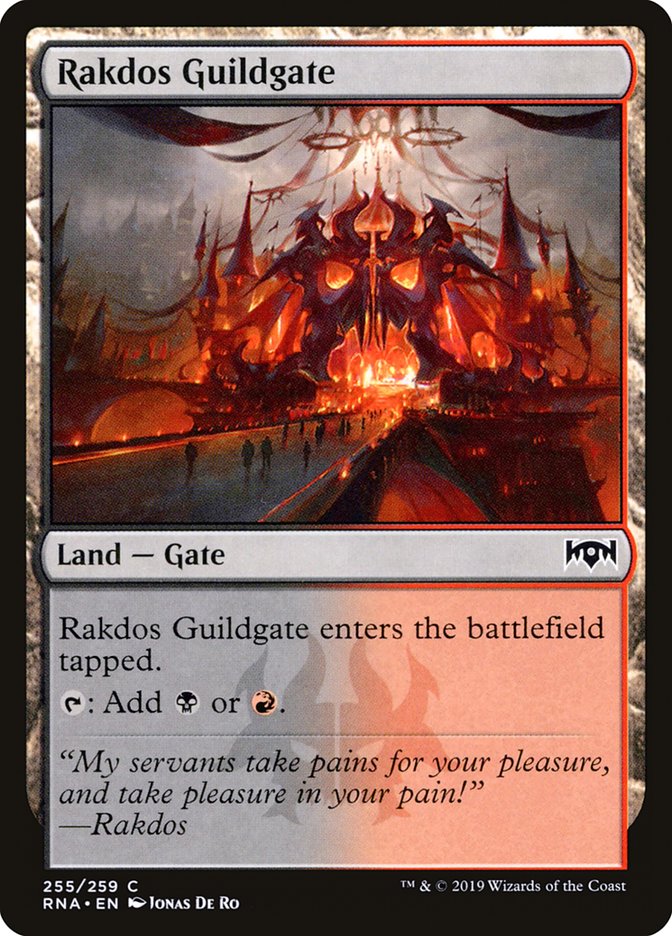 Rakdos Guildgate (255/259) [Ravnica Allegiance] | The Gaming Verse