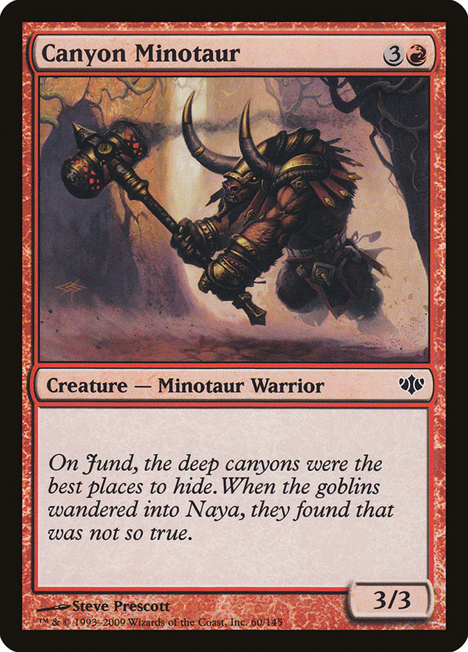 Canyon Minotaur [Conflux] | The Gaming Verse