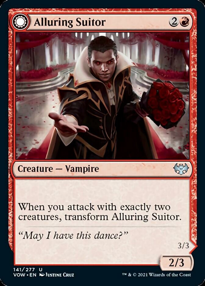 Alluring Suitor // Deadly Dancer [Innistrad: Crimson Vow] | The Gaming Verse