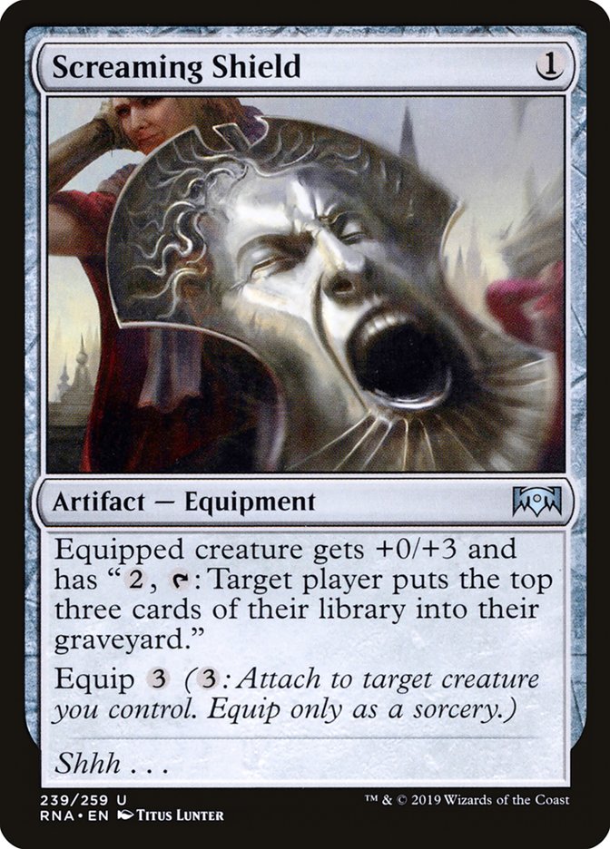 Screaming Shield [Ravnica Allegiance] | The Gaming Verse