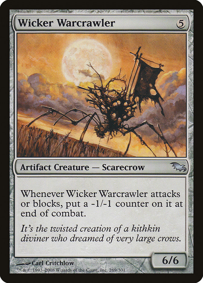 Wicker Warcrawler [Shadowmoor] | The Gaming Verse