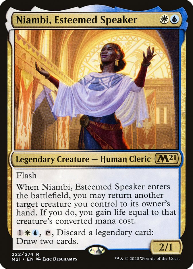 Niambi, Esteemed Speaker [Core Set 2021] | The Gaming Verse