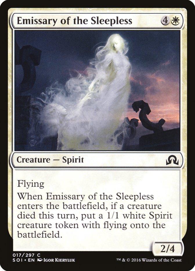 Emissary of the Sleepless [Shadows over Innistrad] | The Gaming Verse