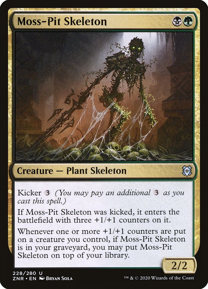 Moss-Pit Skeleton [Zendikar Rising] | The Gaming Verse