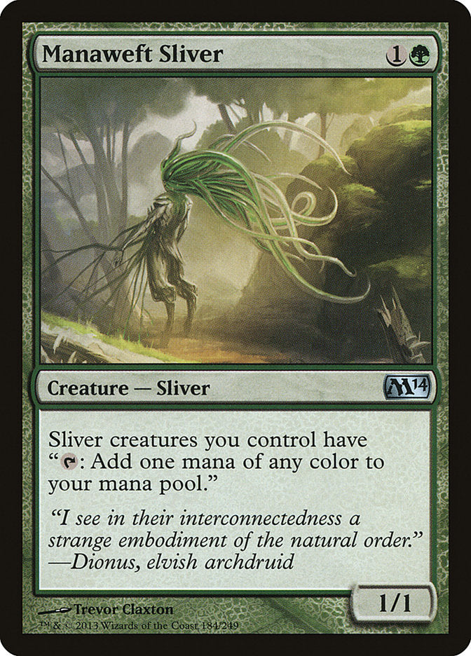 Manaweft Sliver [Magic 2014] | The Gaming Verse