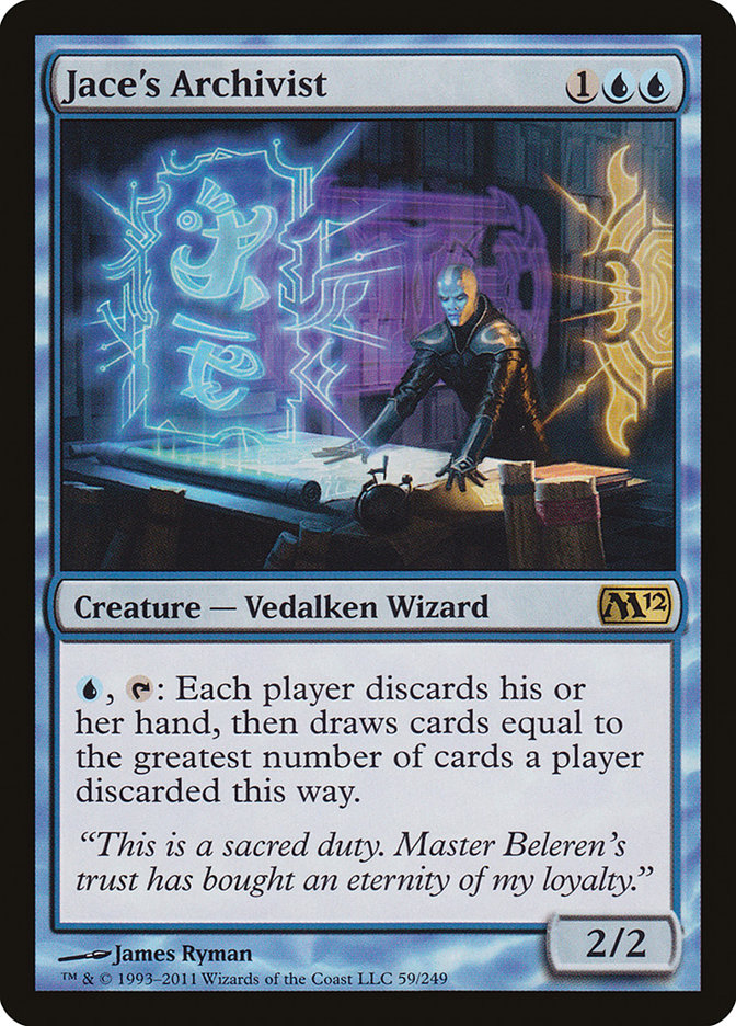 Jace's Archivist [Magic 2012] | The Gaming Verse