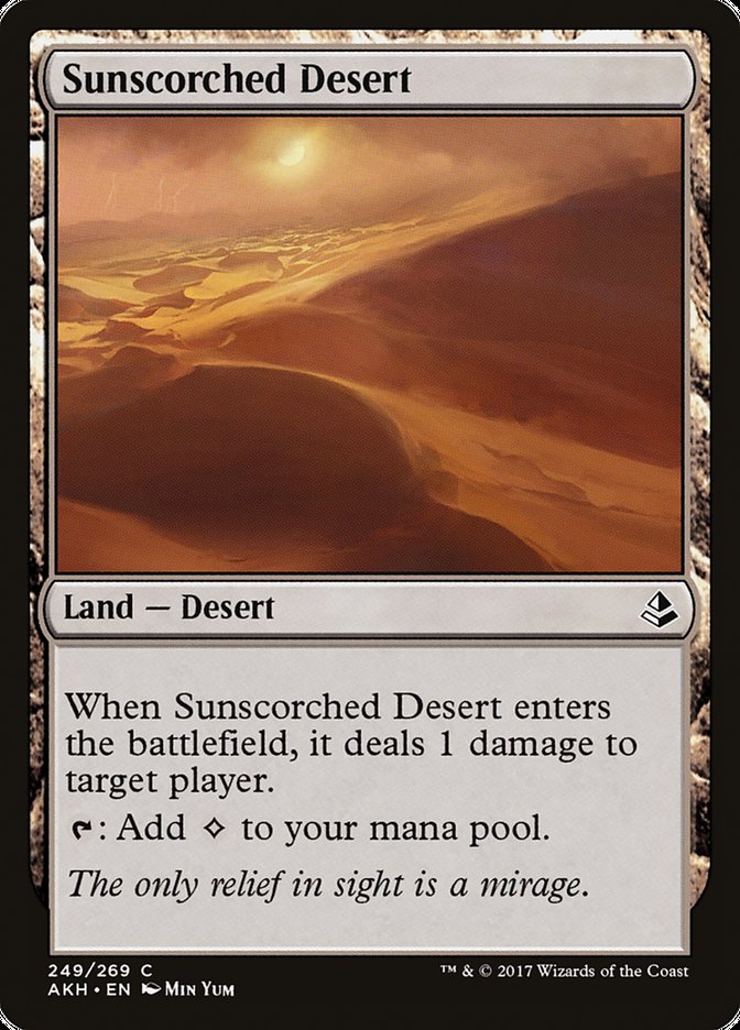 Sunscorched Desert [Amonkhet] | The Gaming Verse