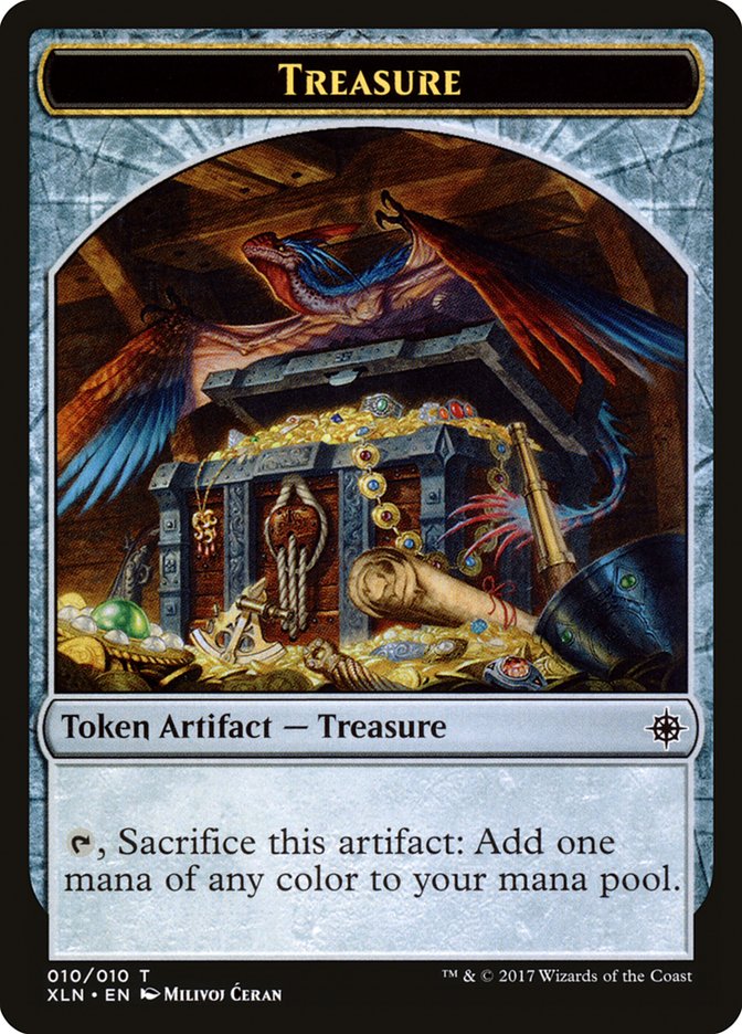 Treasure (010/010) [Ixalan Tokens] | The Gaming Verse