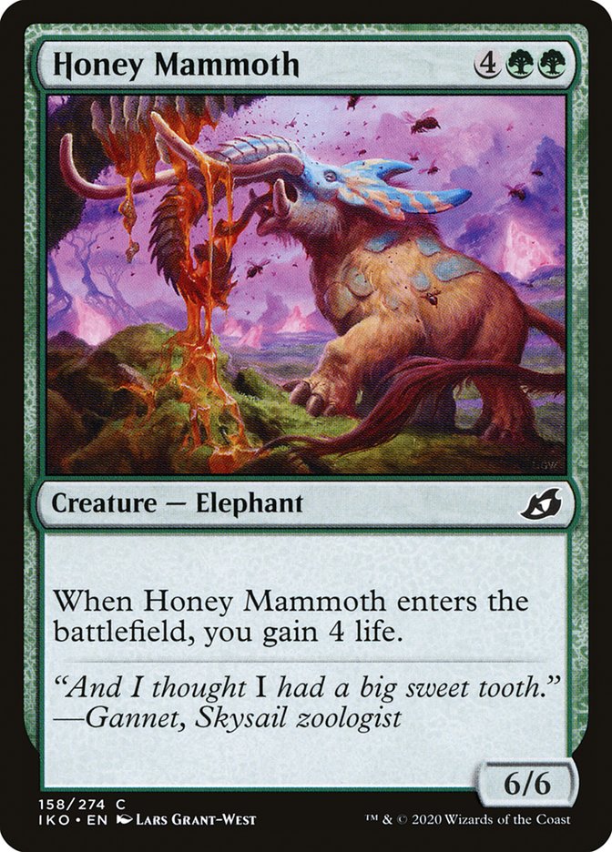 Honey Mammoth [Ikoria: Lair of Behemoths] | The Gaming Verse