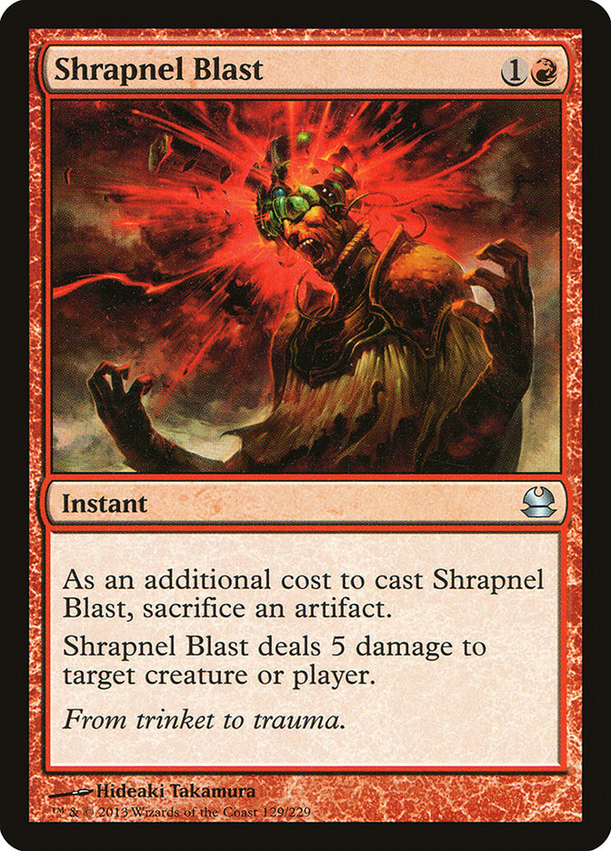 Shrapnel Blast [Modern Masters] | The Gaming Verse