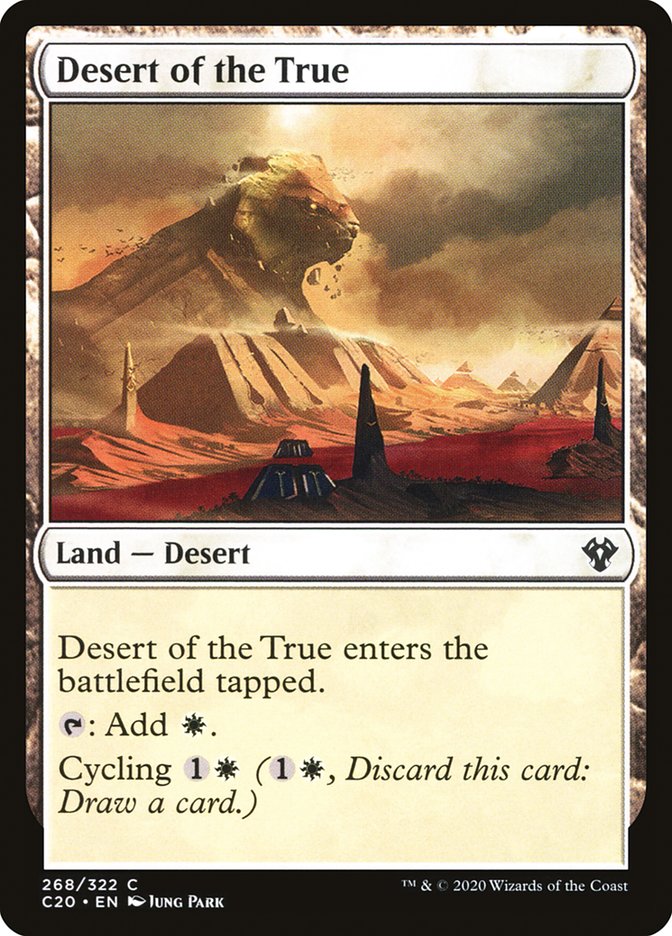 Desert of the True [Commander 2020] | The Gaming Verse