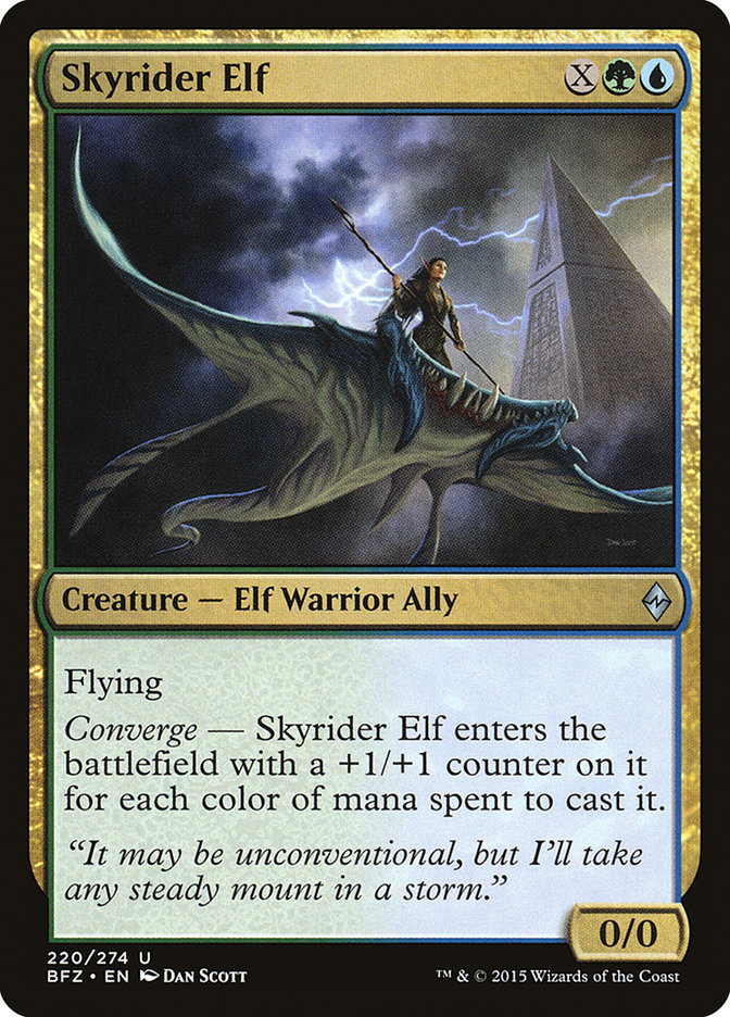 Skyrider Elf [Battle for Zendikar] | The Gaming Verse