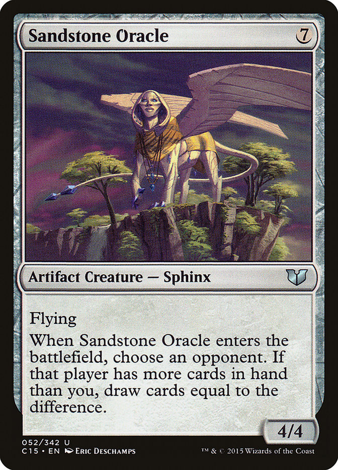 Sandstone Oracle [Commander 2015] | The Gaming Verse