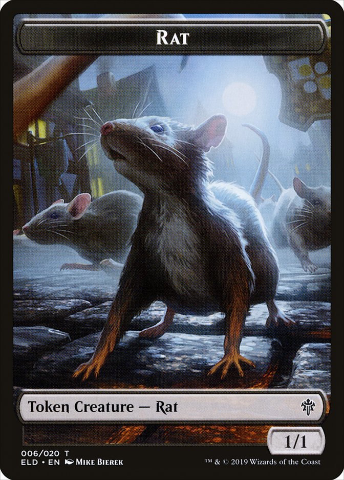 Rat [Throne of Eldraine Tokens] | The Gaming Verse