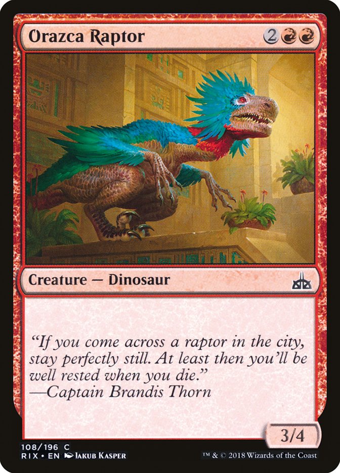 Orazca Raptor [Rivals of Ixalan] | The Gaming Verse