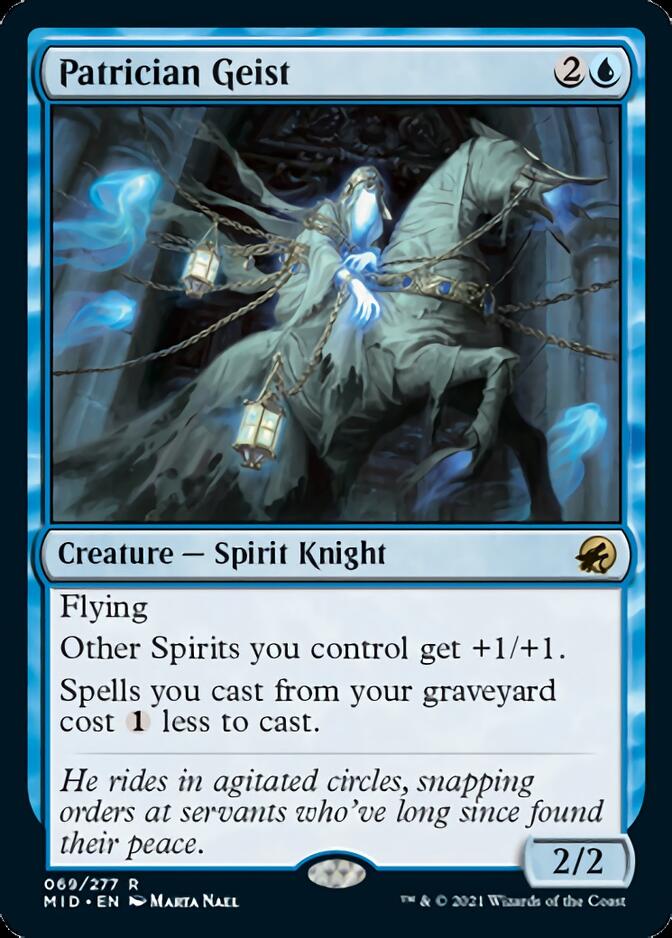 Patrician Geist [Innistrad: Midnight Hunt] | The Gaming Verse