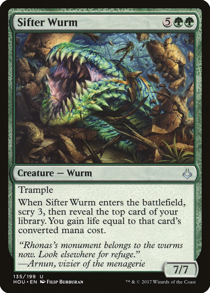 Sifter Wurm [Hour of Devastation] | The Gaming Verse