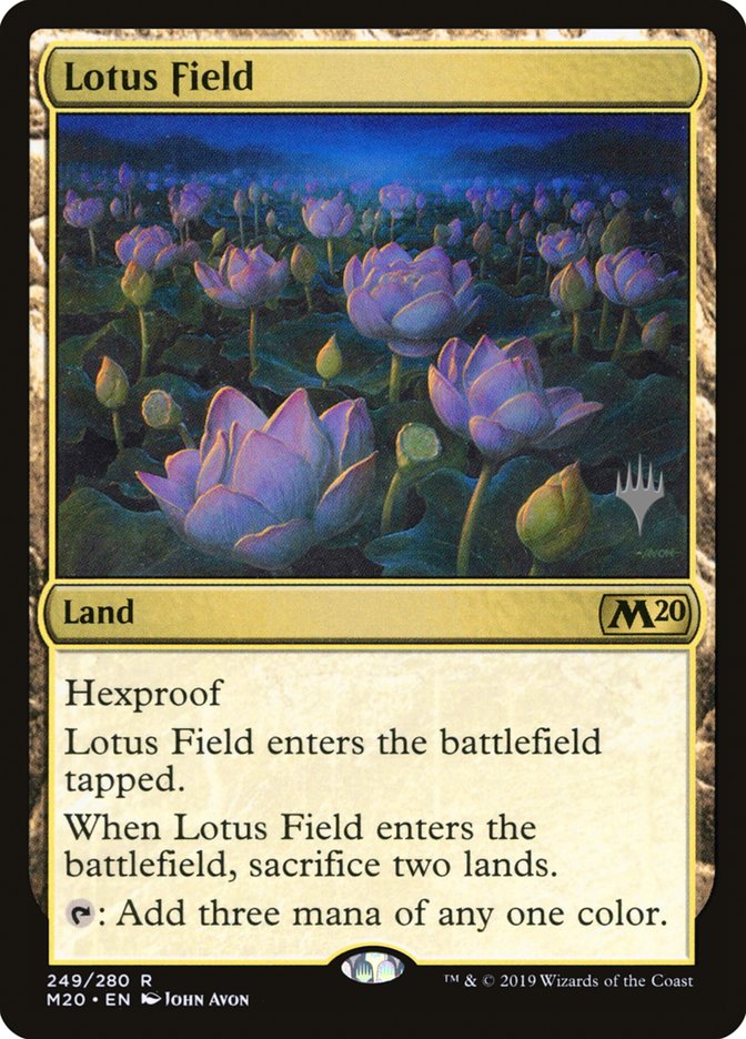 Lotus Field (Promo Pack) [Core Set 2020 Promos] | The Gaming Verse