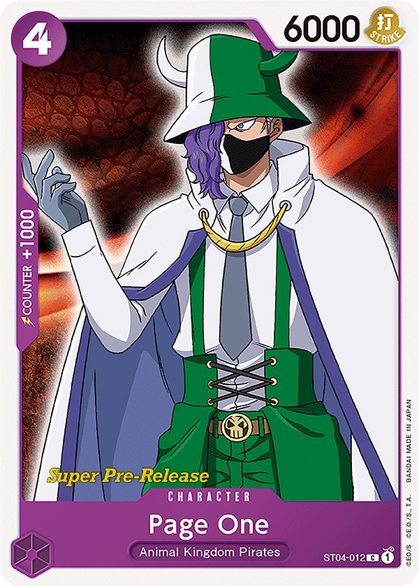 Page One [Super Pre-Release Starter Deck: Animal Kingdom Pirates] | The Gaming Verse