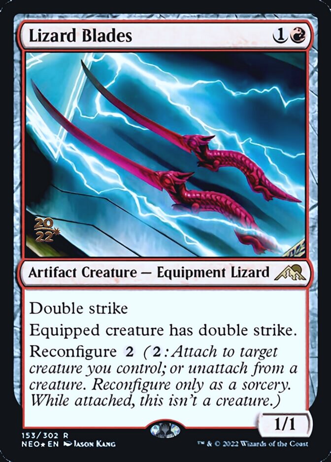 Lizard Blades [Kamigawa: Neon Dynasty Prerelease Promos] | The Gaming Verse