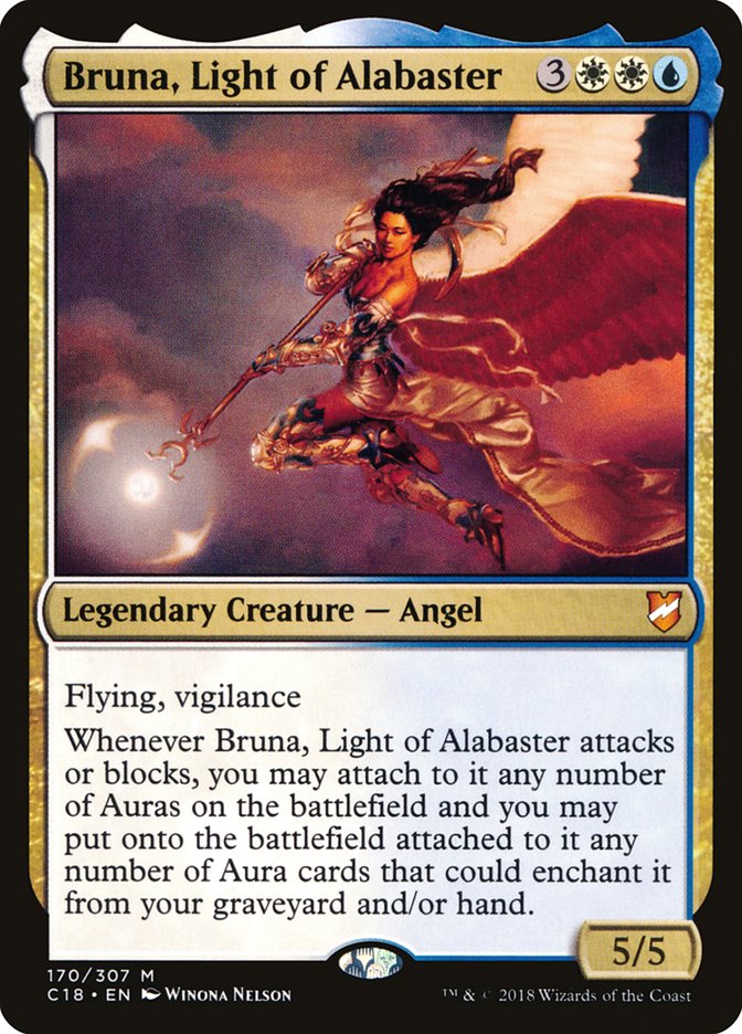 Bruna, Light of Alabaster [Commander 2018] | The Gaming Verse