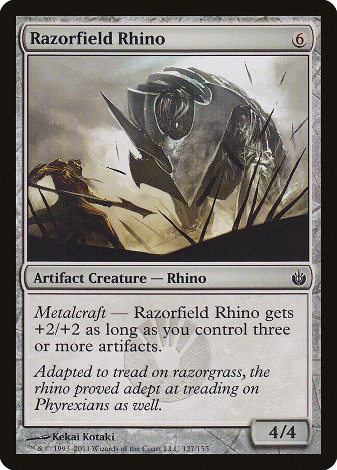 Razorfield Rhino [Mirrodin Besieged] | The Gaming Verse