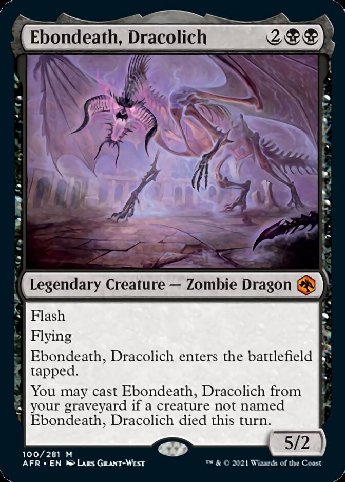 Ebondeath, Dracolich [Dungeons & Dragons: Adventures in the Forgotten Realms] | The Gaming Verse