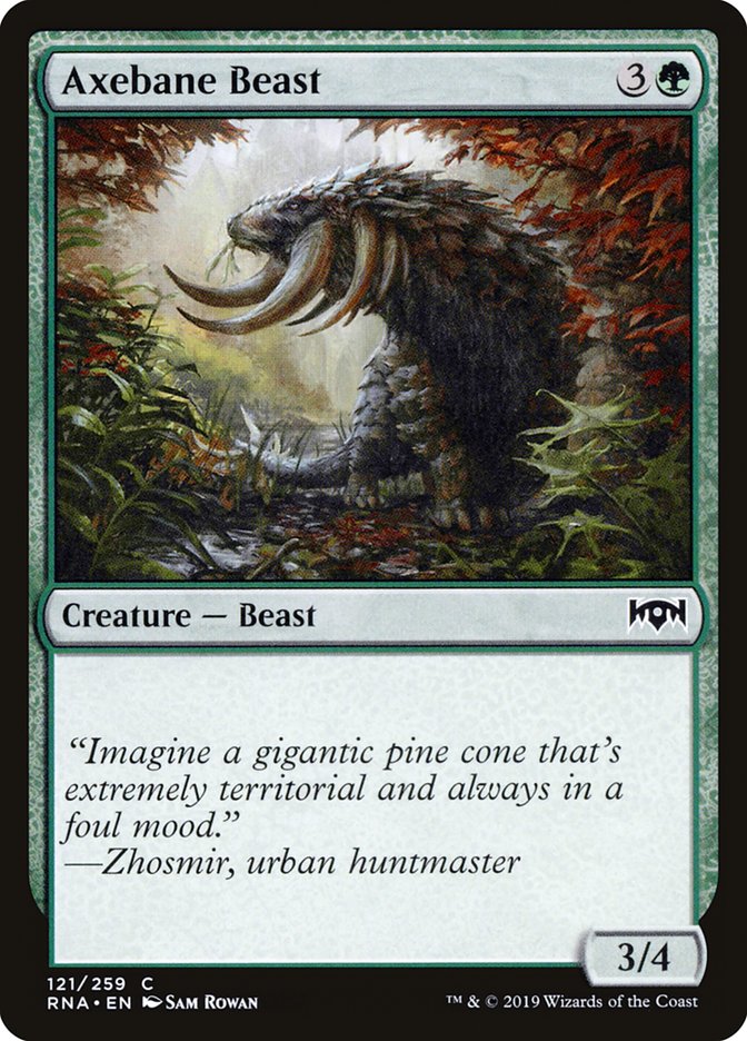 Axebane Beast [Ravnica Allegiance] | The Gaming Verse