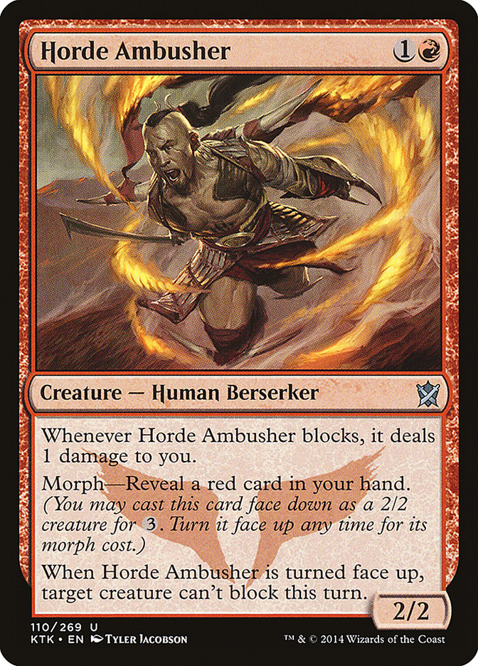 Horde Ambusher [Khans of Tarkir] | The Gaming Verse