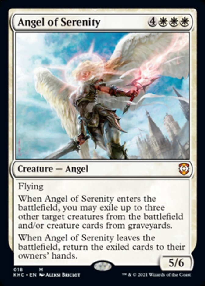 Angel of Serenity [Kaldheim Commander] | The Gaming Verse