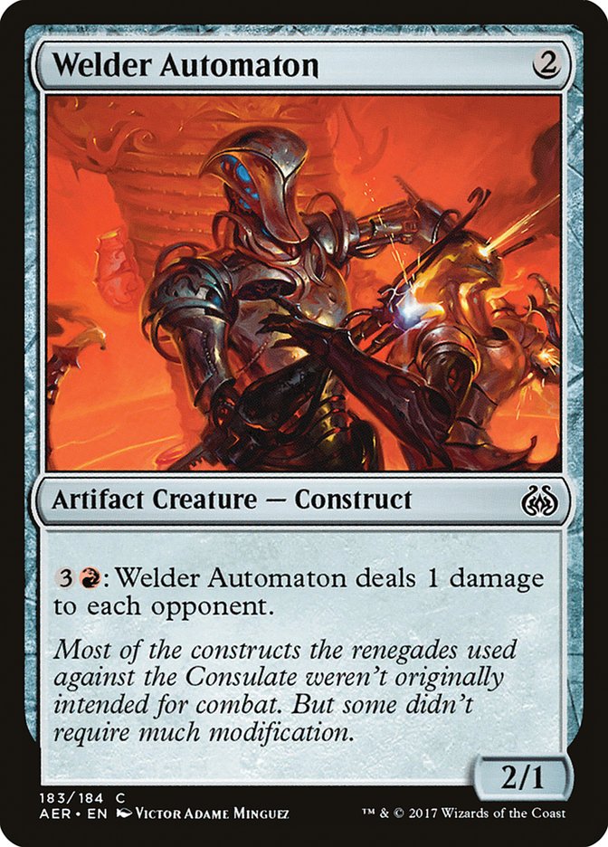 Welder Automaton [Aether Revolt] | The Gaming Verse