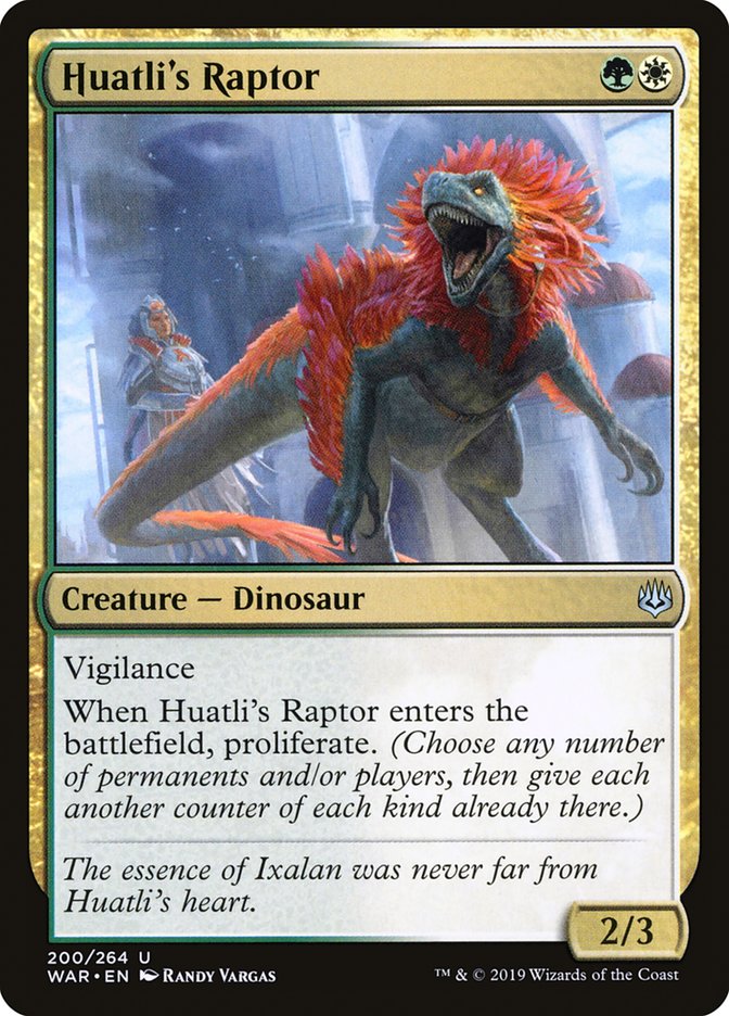 Huatli's Raptor [War of the Spark] | The Gaming Verse