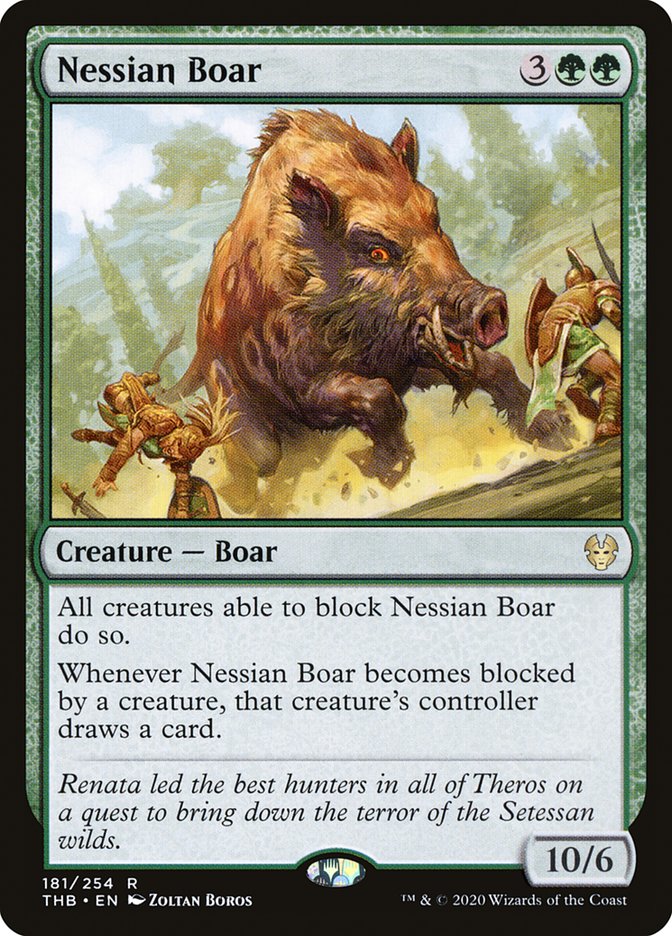 Nessian Boar [Theros Beyond Death] | The Gaming Verse